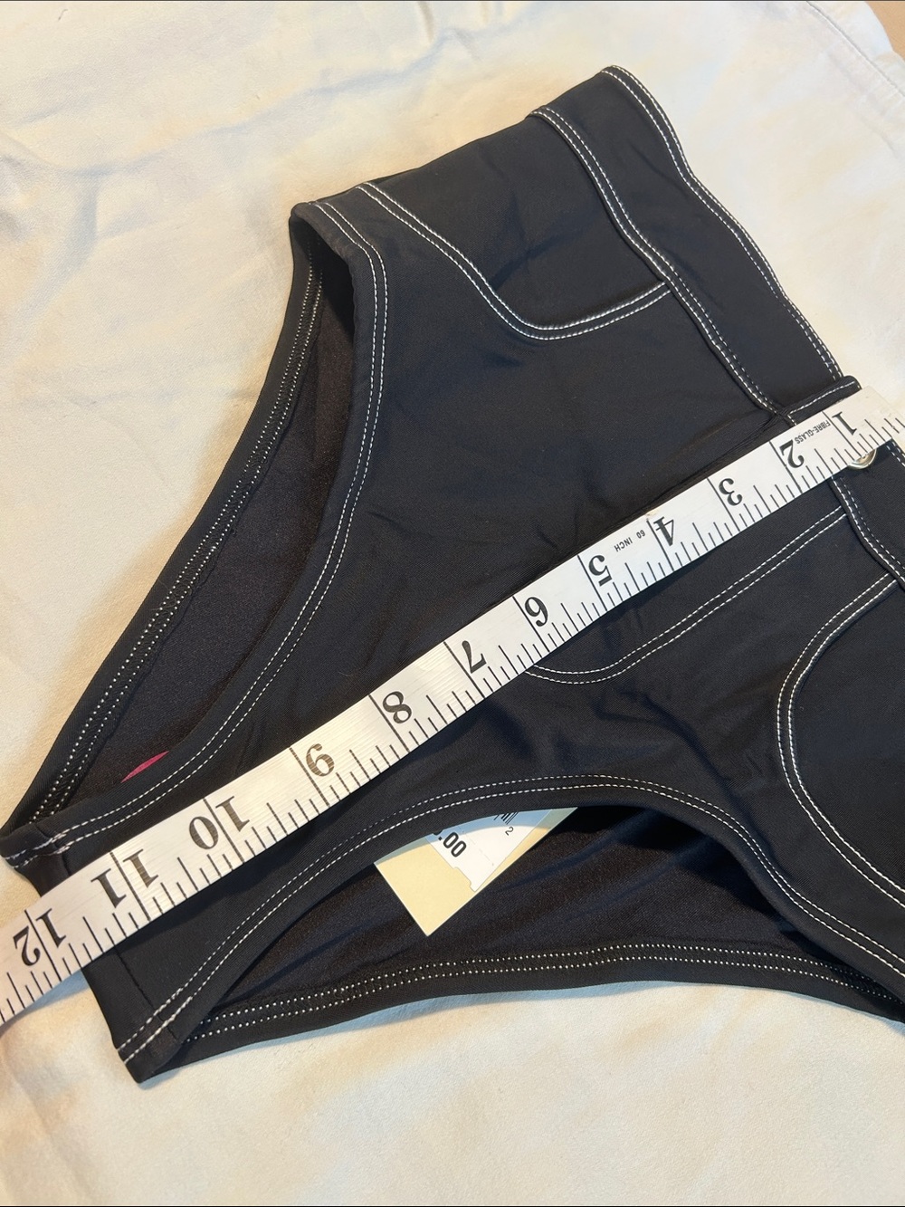 OYE Swimwear Lavinia Bandeau High-Waisted Black Swim Bottoms S NWT - Picture 7 of 8